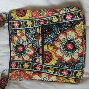 Vera Bradley quilted adjustable shoulder bag crossbody. fall colors